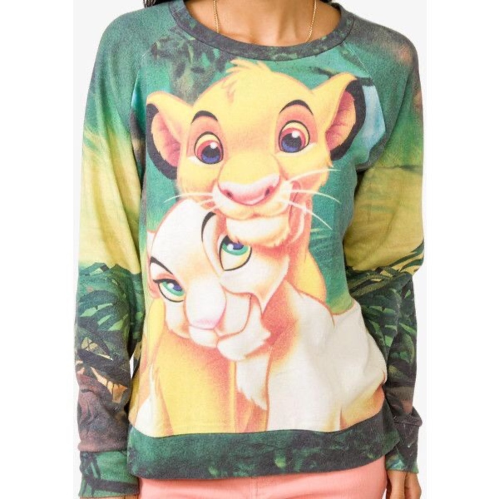 Disney lion king nala and simba cozy sweater